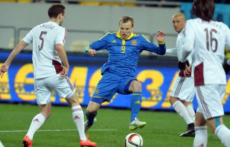 Украина - Латвия 1-1