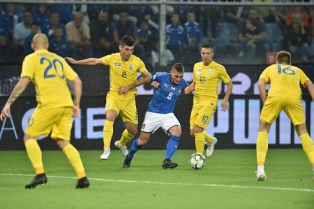 Сборная Украины сыграла вничью с командой Италии